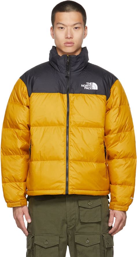 north face yellow puffer jacket.